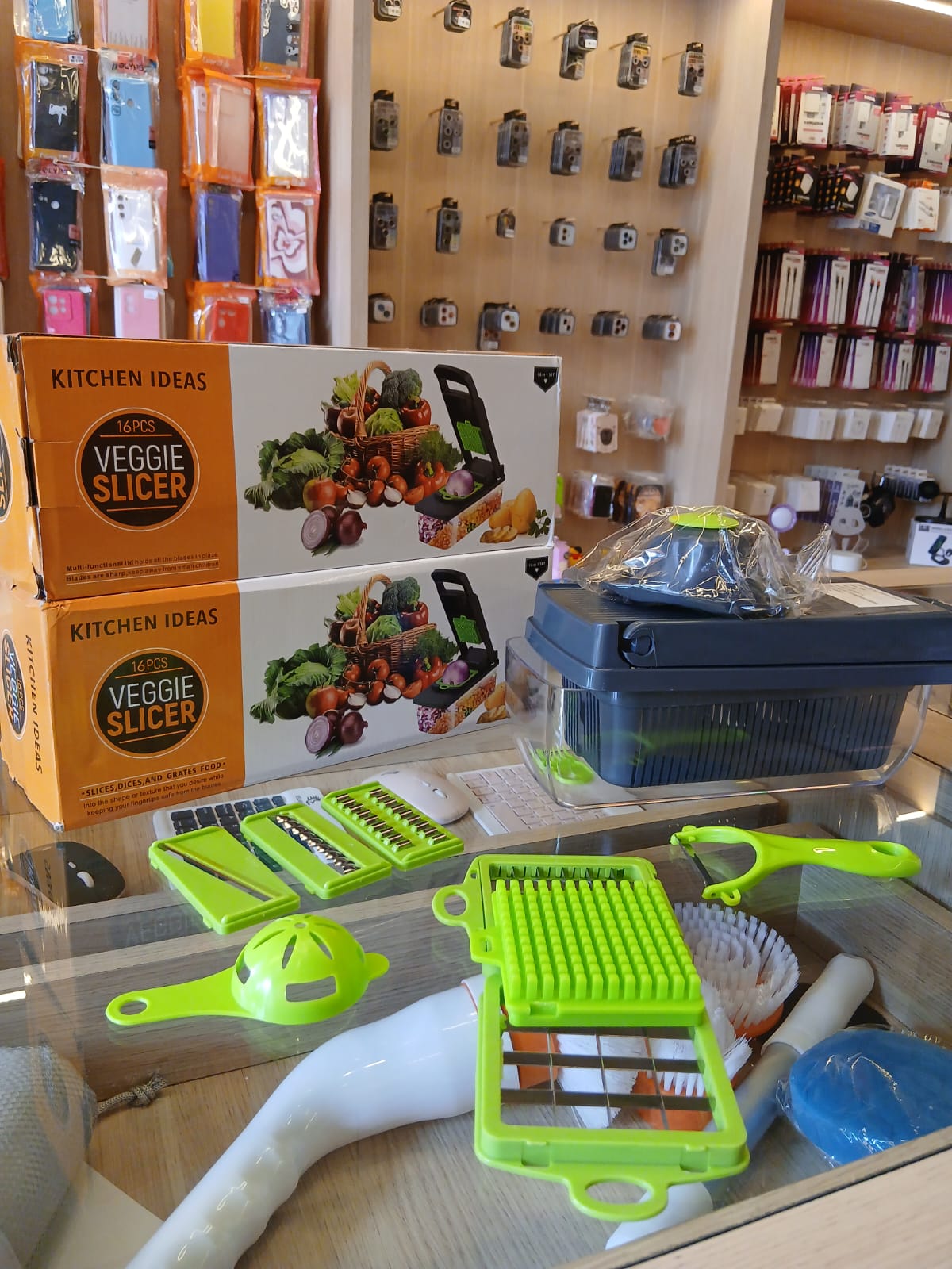 Mandolina de Cocina Multifunción – Cortes Perfectos y Rápidos