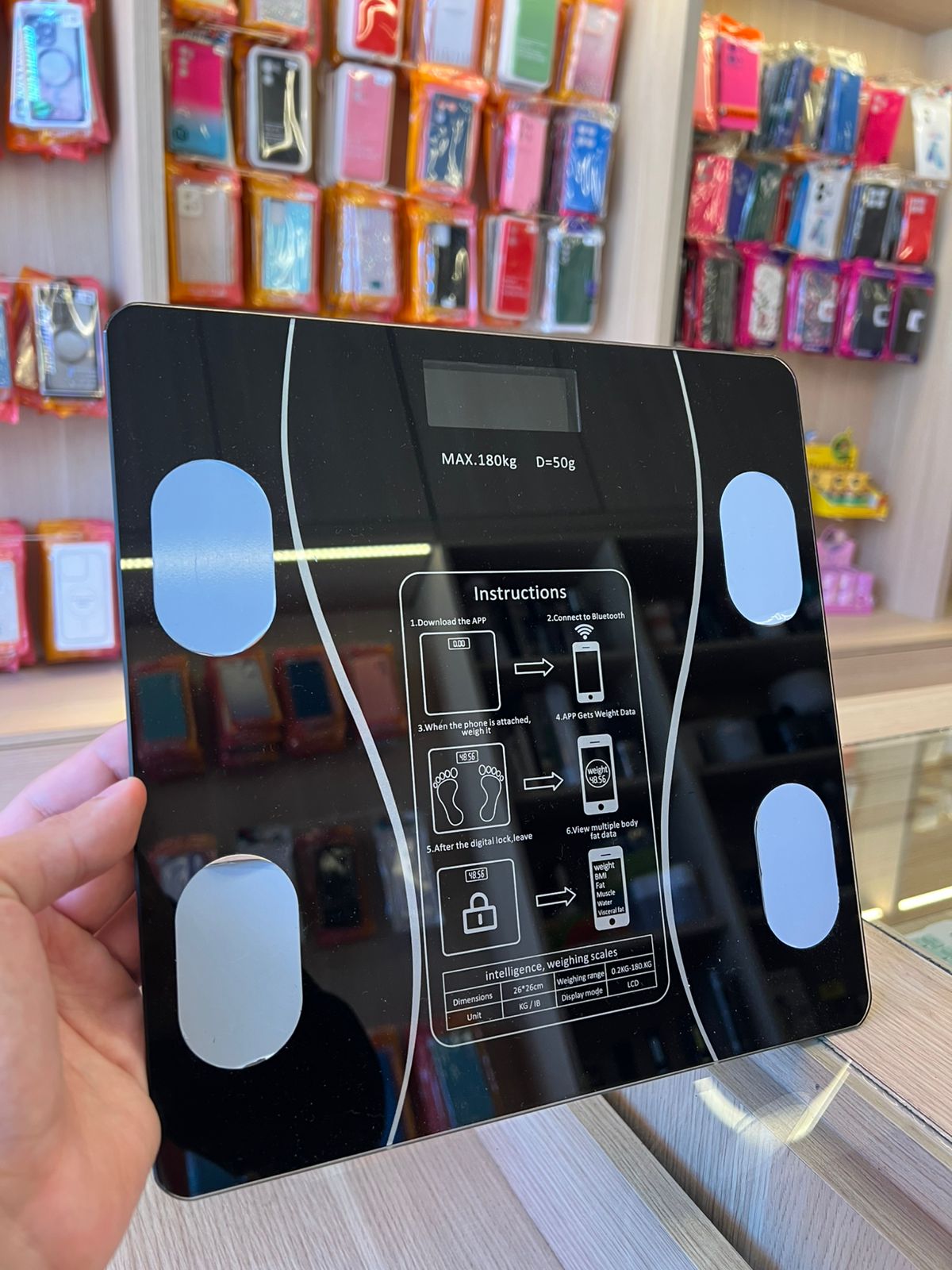 Balanza Digital Bluetooth Inteligente