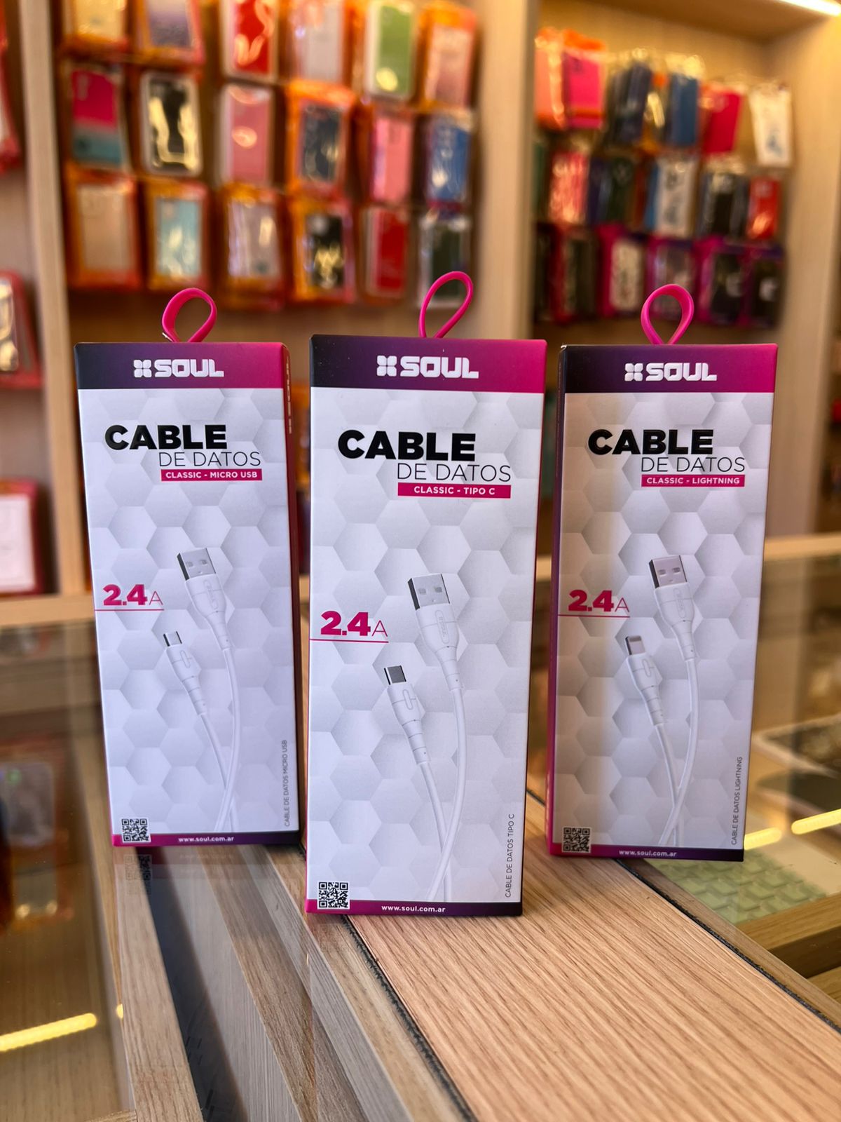 Cables Datos Micro/C/Lightning