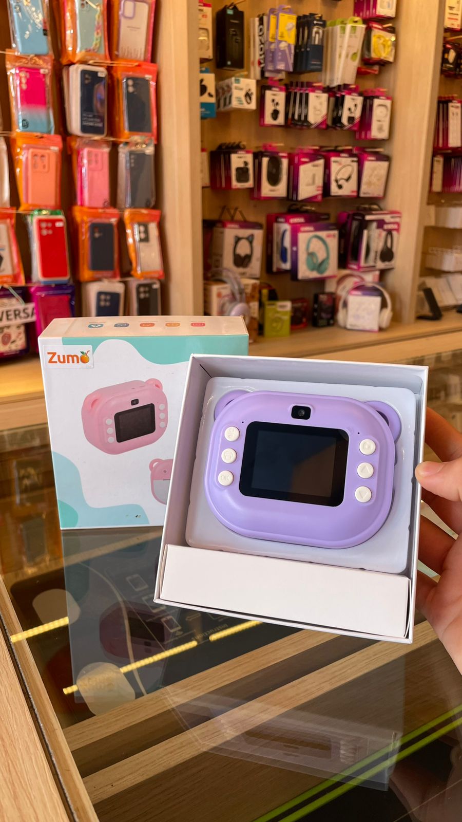 Camara de fotos con rollo infantil 