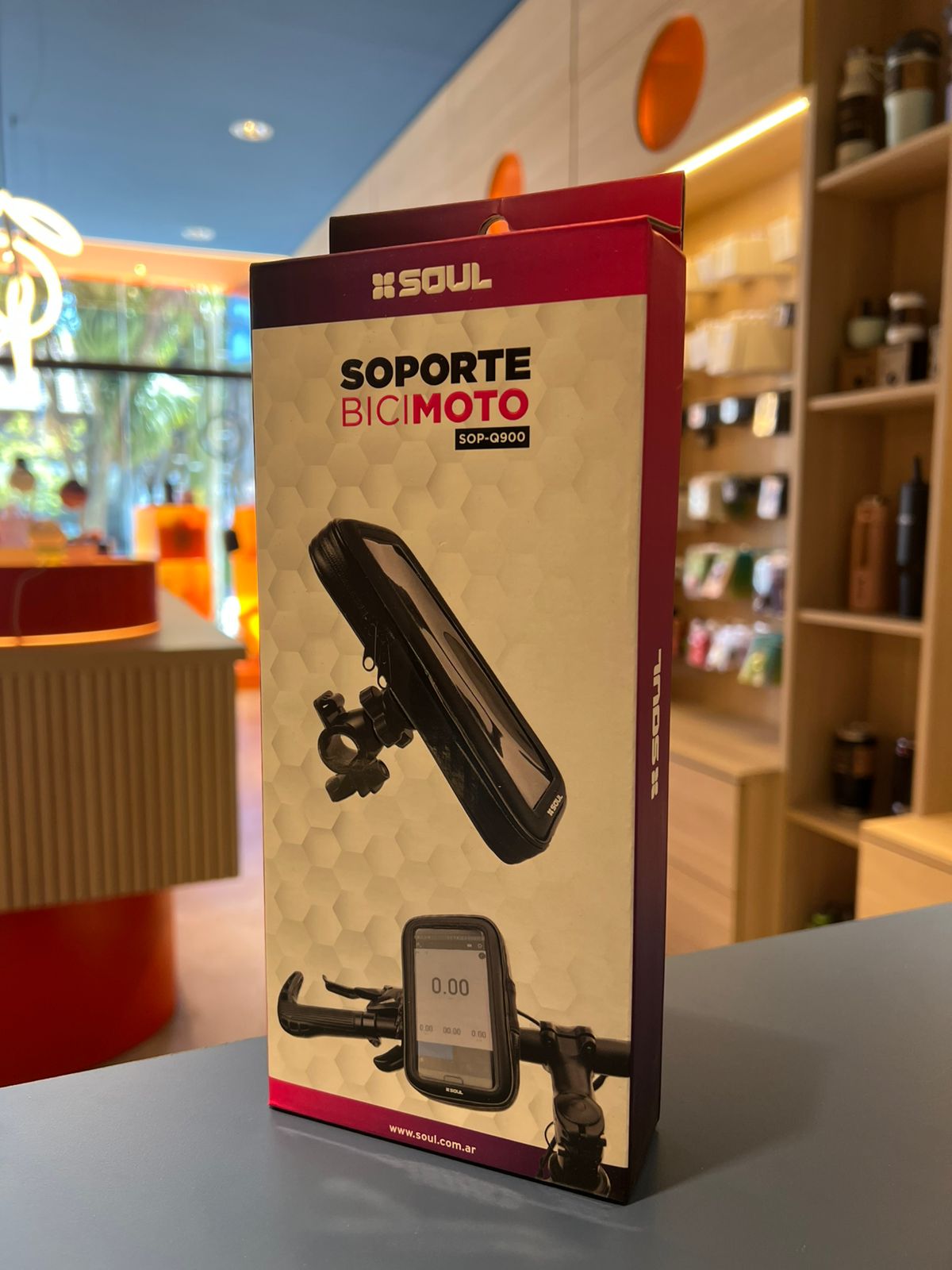 Soporte bici-moto impermeable